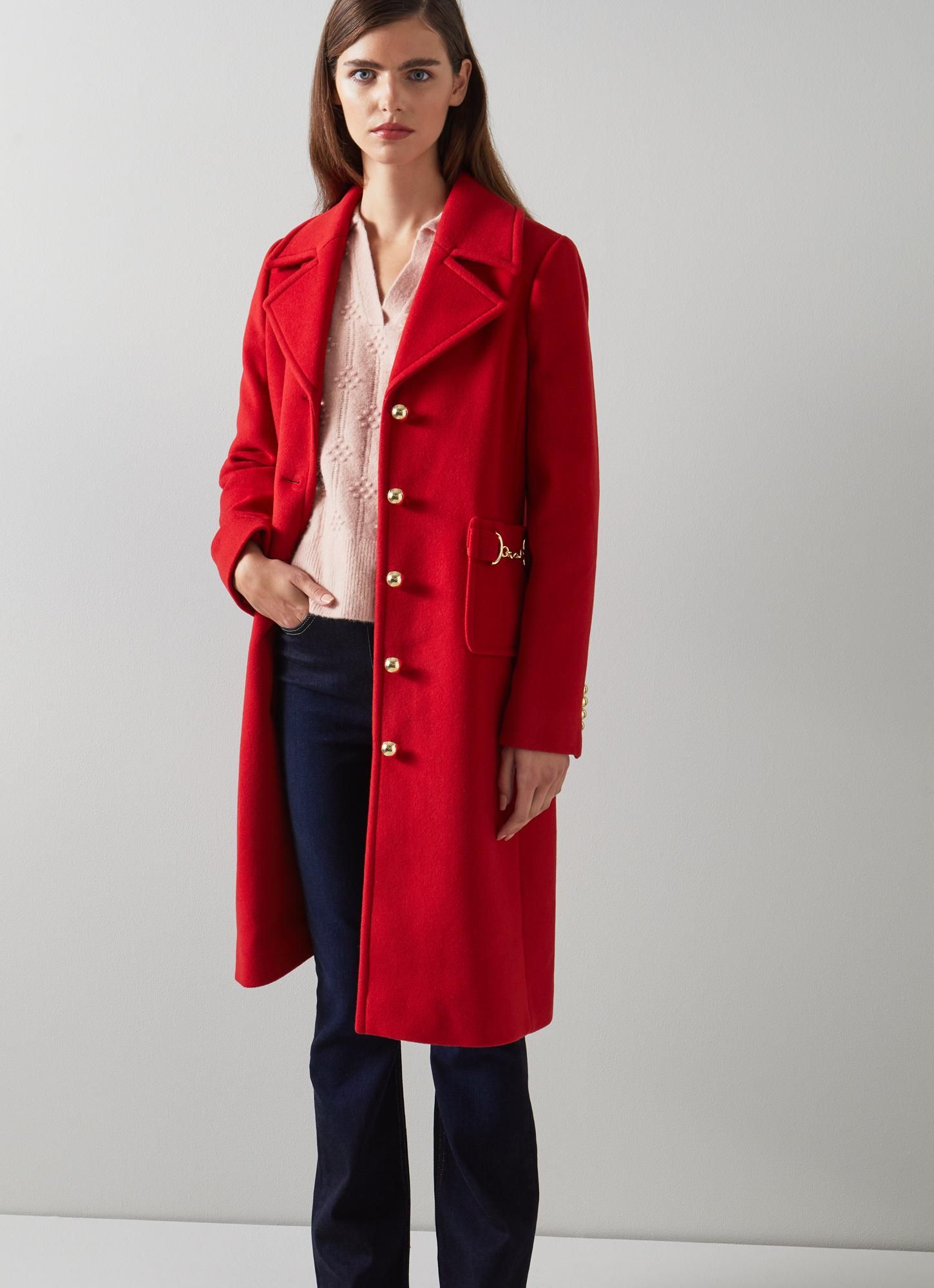 Gucci store coat red